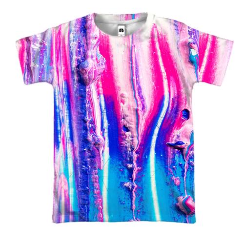 3D футболка Multicolor abstraction 4