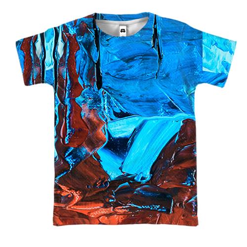 3D футболка Multicolor abstraction 5