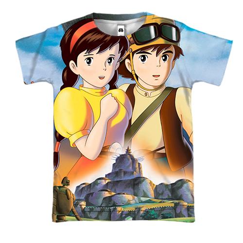 3D футболка Anime boy and girl