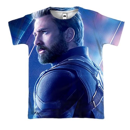 3D футболка Captain America portrait