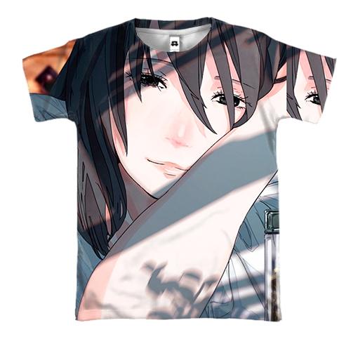 3D футболка Anime girl