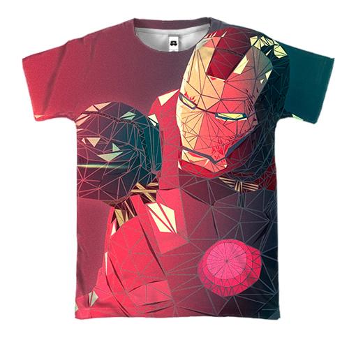 3D футболка Iron man attacks