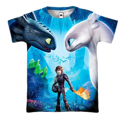 3D футболка How to Train Your Dragon: The Hidden World