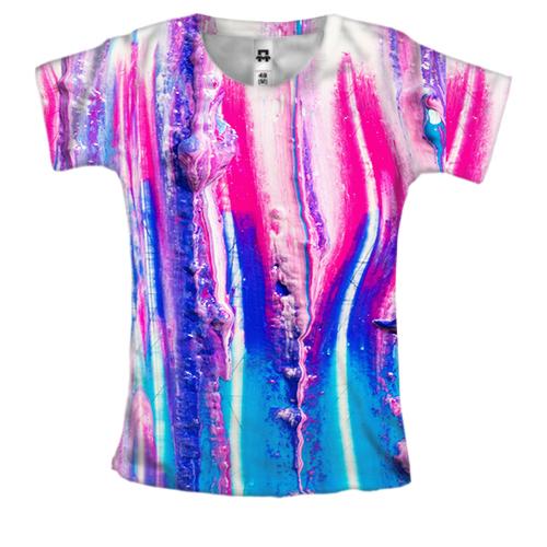 Жіноча 3D футболка Multicolor abstraction 4