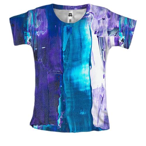 Жіноча 3D футболка Multicolor abstraction 8