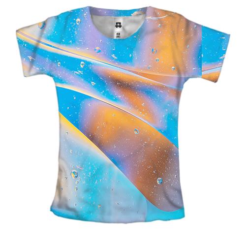 Жіноча 3D футболка Multicolor abstraction 10