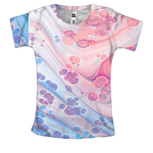 Жіноча 3D футболка Multicolor abstraction 11