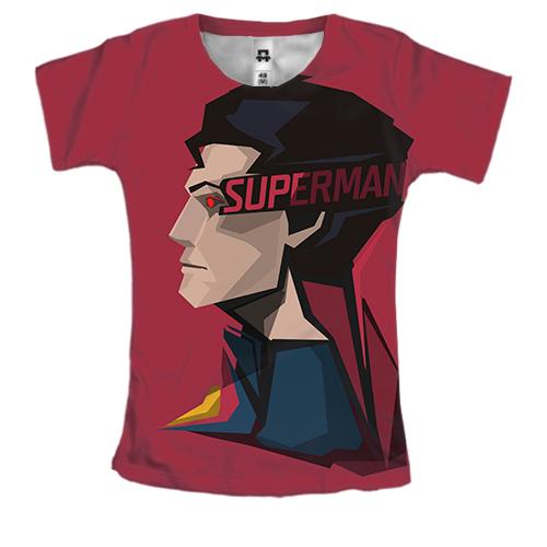 Женская 3D футболка SUPERMAN