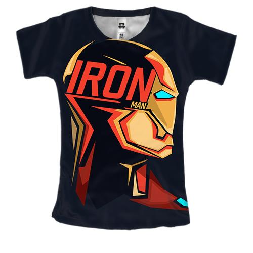 Женская 3D футболка IRONman