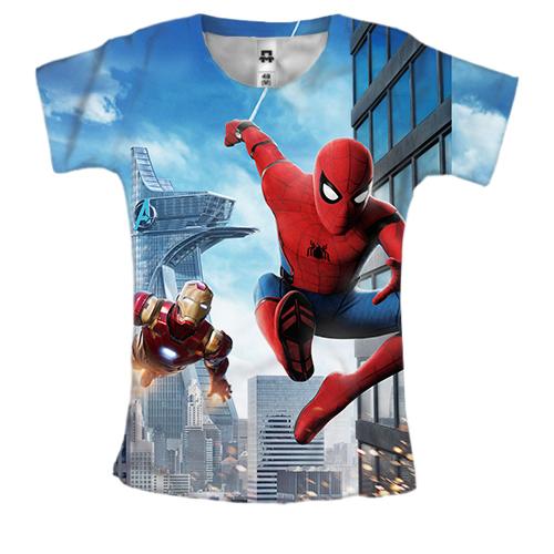 Жіноча 3D футболка SPIDERMAN