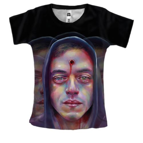 Женская 3D футболка Mr Robot