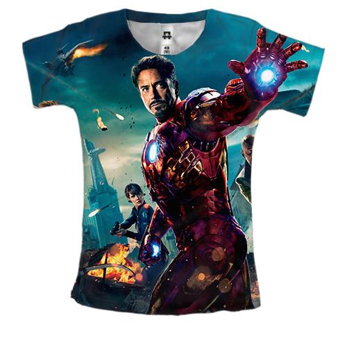 Жіноча 3D футболка AVANGERS