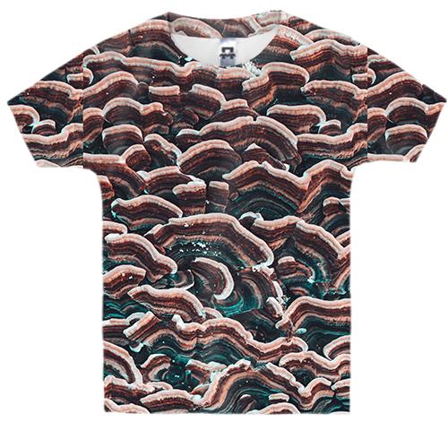 Дитяча 3D футболка Mushrooms pattern