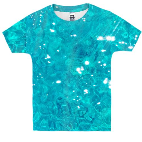 Детская 3D футболка Water pattern.