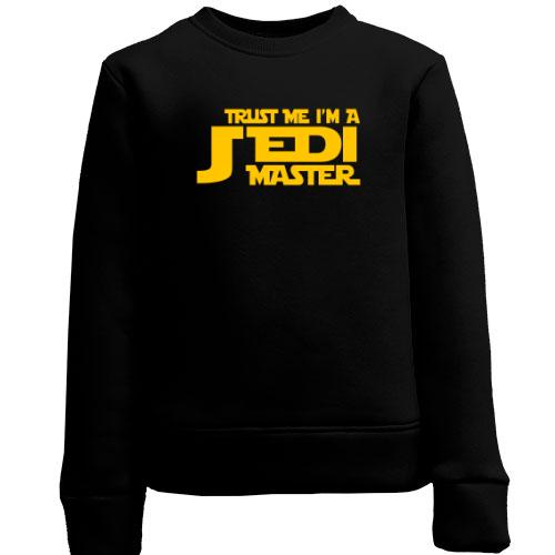 Детский свитшот Jedi master