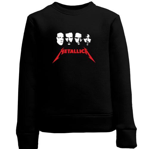 Детский свитшот Metallica (Лица)