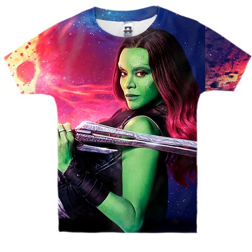 Детская 3D футболка Gamora Avengers