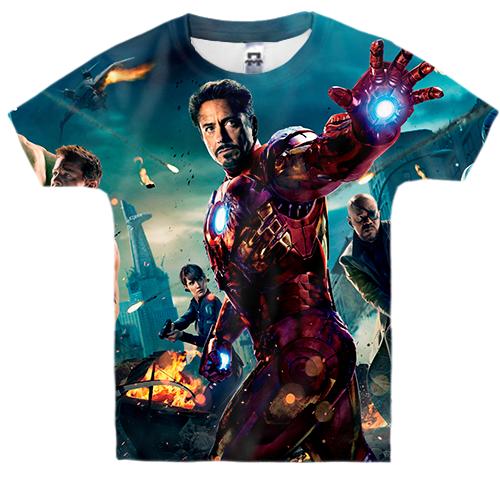 Дитяча 3D футболка AVANGERS