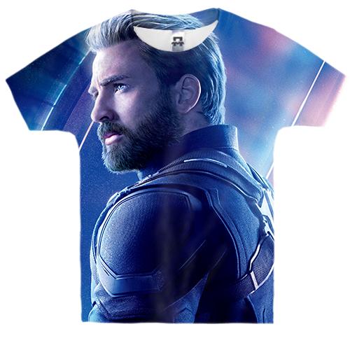 Дитяча 3D футболка Captain America portrait