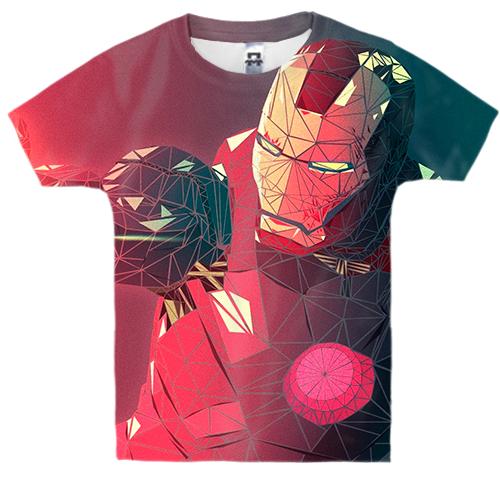 Дитяча 3D футболка Iron man attacks