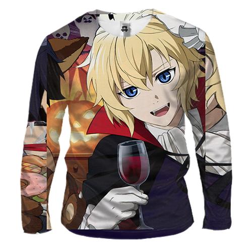 Чоловічий 3D лонгслів Anime halloween boys