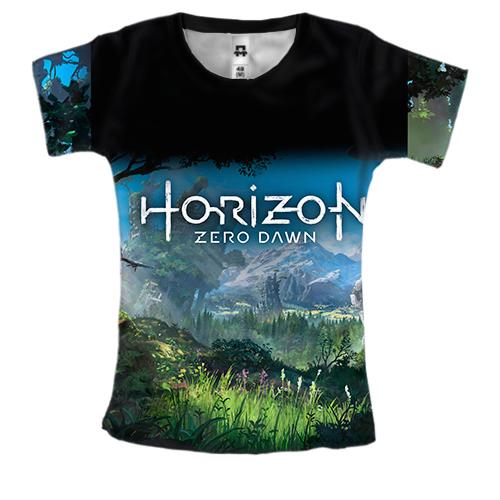 Жіноча 3D футболка Horizon zero dawn