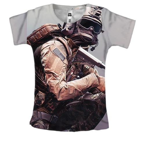 Жіноча 3D футболка Battlefield
