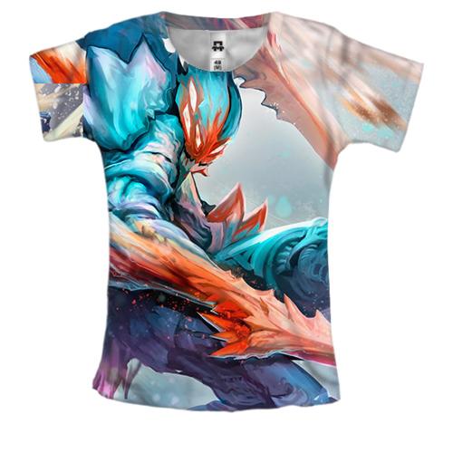 Жіноча 3D футболка Multi-colored creation