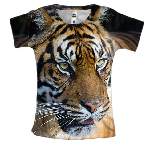Женская 3D футболка Big Tiger