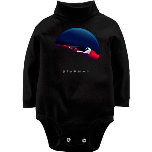 Детский боди LSL с Теслой в космосе Starman