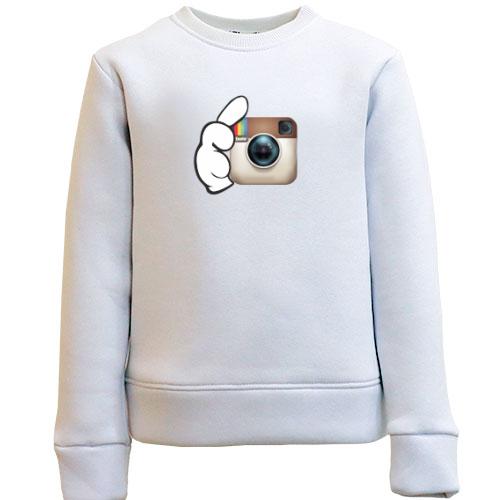 Детский свитшот Instagram (инстаграм)