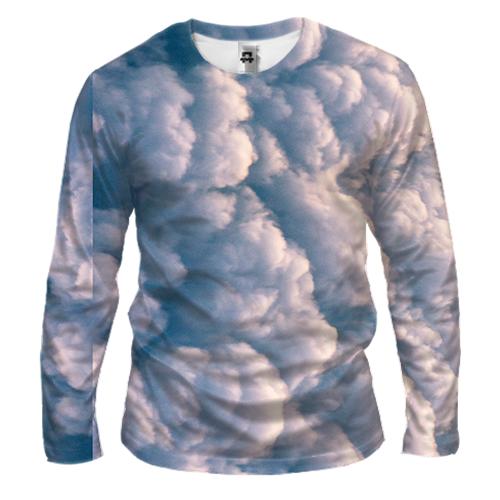 Чоловічий 3D лонгслів Cloud pattern