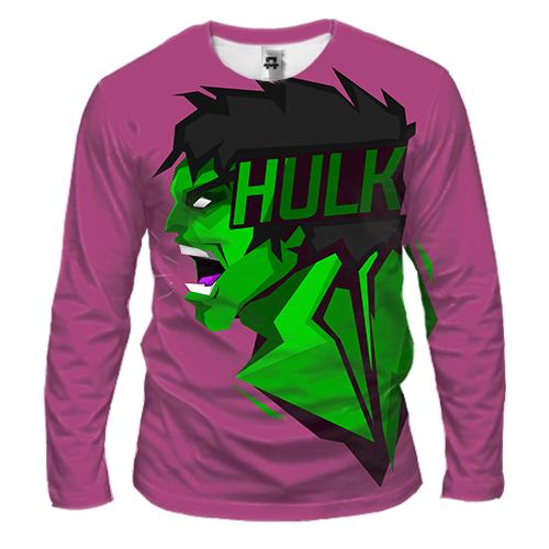 Чоловічий 3D лонгслів Hulk