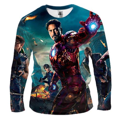Чоловічий 3D лонгслів AVANGERS
