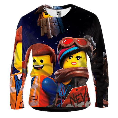 Мужской 3D лонгслив The Lego Movie