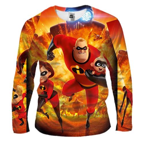 Мужской 3D лонгслив The Incredibles