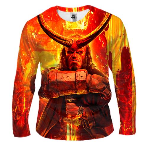 Чоловічий 3D лонгслів HELLBOY