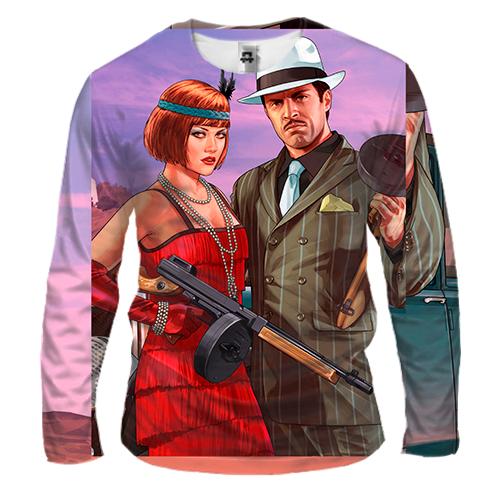 Чоловічий 3D лонгслів GTA.