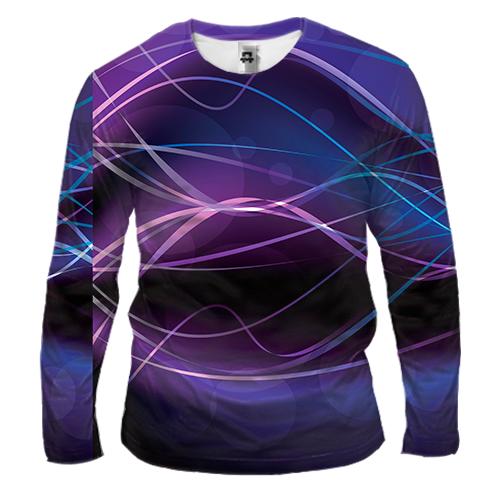 Мужской 3D лонгслив Multicolor abstraction.