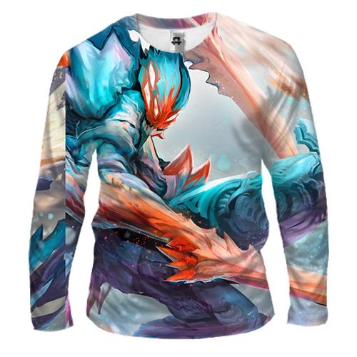 Чоловічий 3D лонгслів Multi-colored creation