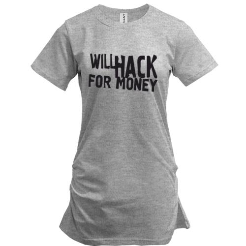 Подовжена футболка Will Hack