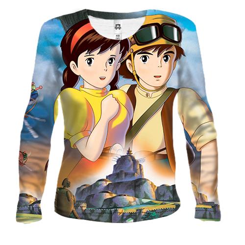 Женский 3D лонгслив Anime boy and girl