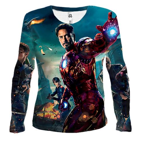 Женский 3D лонгслив AVANGERS