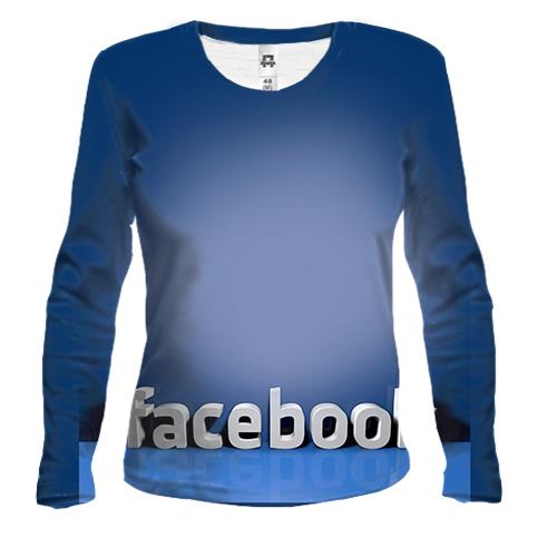 Жіночий 3D лонгслів the facebook