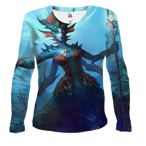 Жіночий 3D лонгслів Underwater queen