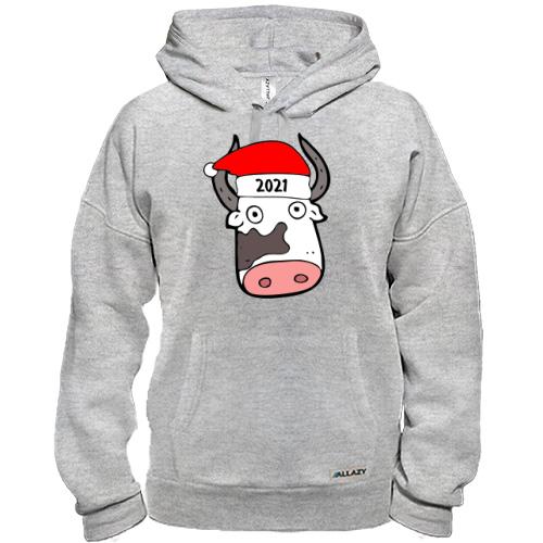 Худи 2021 с мордой быка