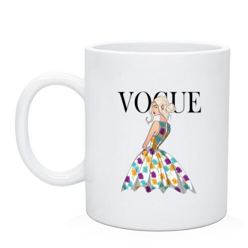 Чашка VOGUE blonde girl