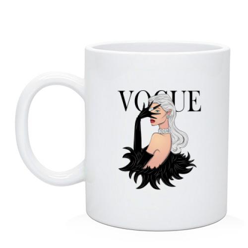 Чашка VOGUE blonde girl 1
