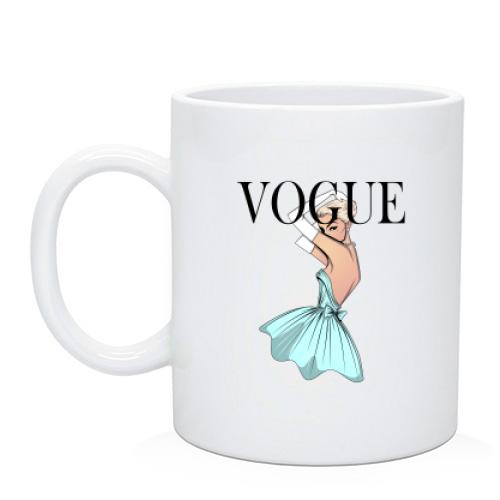 Чашка VOGUE blonde girl 2