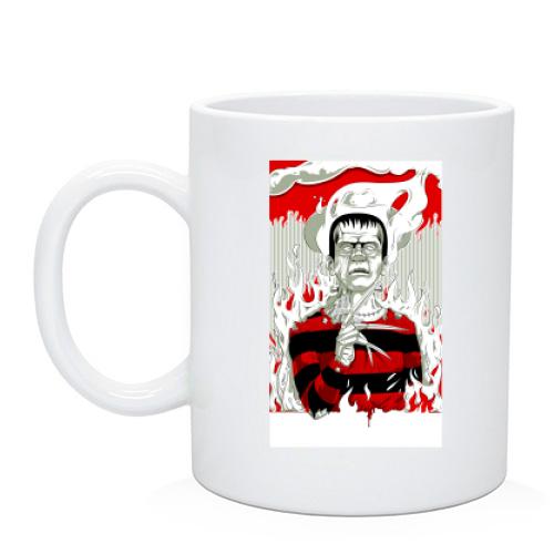 Чашка Fredy Krueger